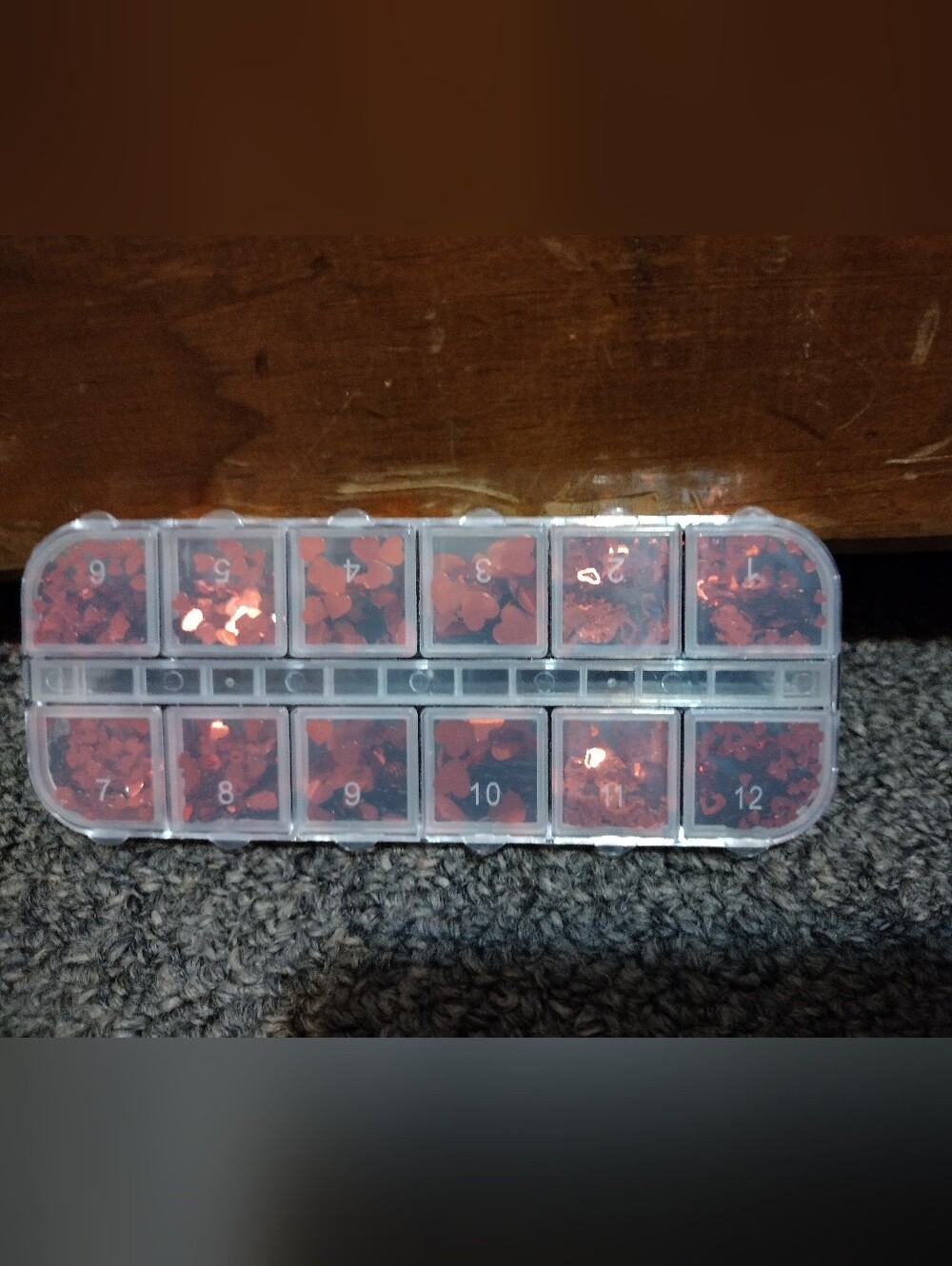 Red Nail Art & Nail Art Tool 12 Different Patterns
